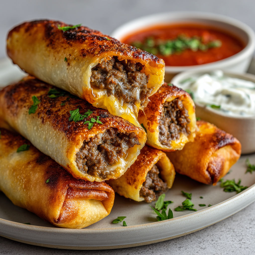 Cigares à la viande hachée