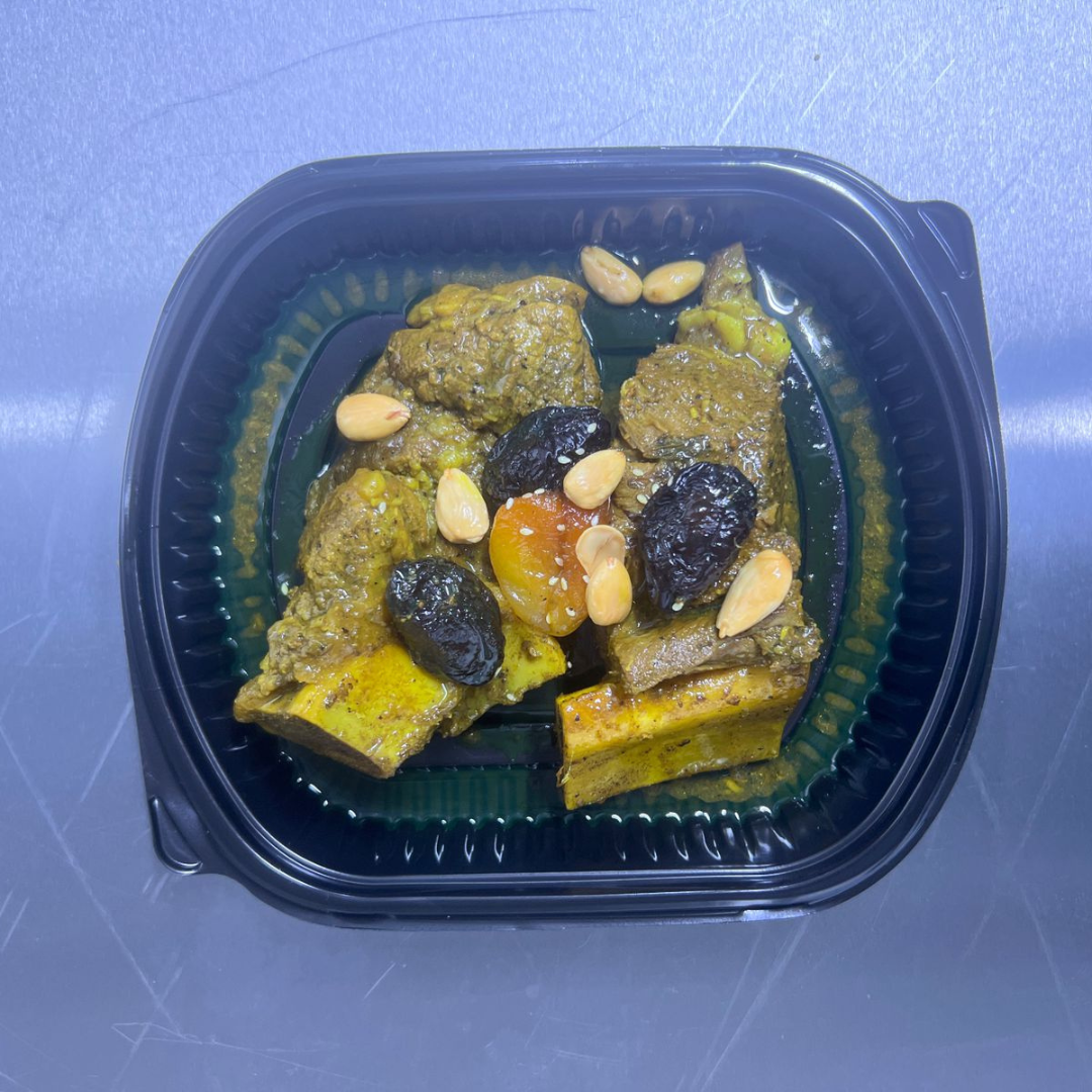 Viande aux fruits confits