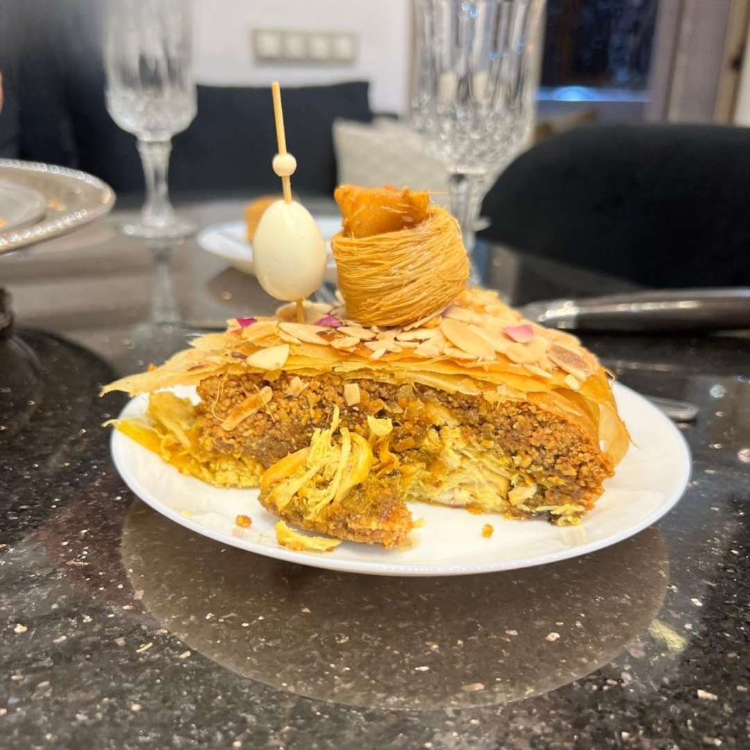 Bastilla au poulet Amandes