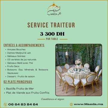 🍽️ Pack Traiteur Maeda 03