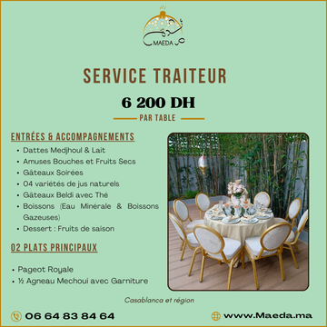 🍽️ Pack Traiteur Maeda 06