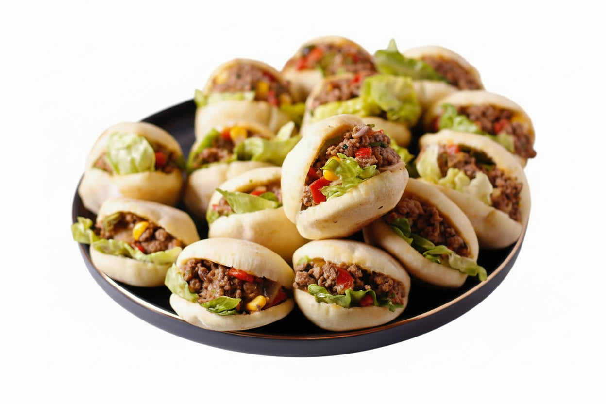 Batbout farci à la viande hachée